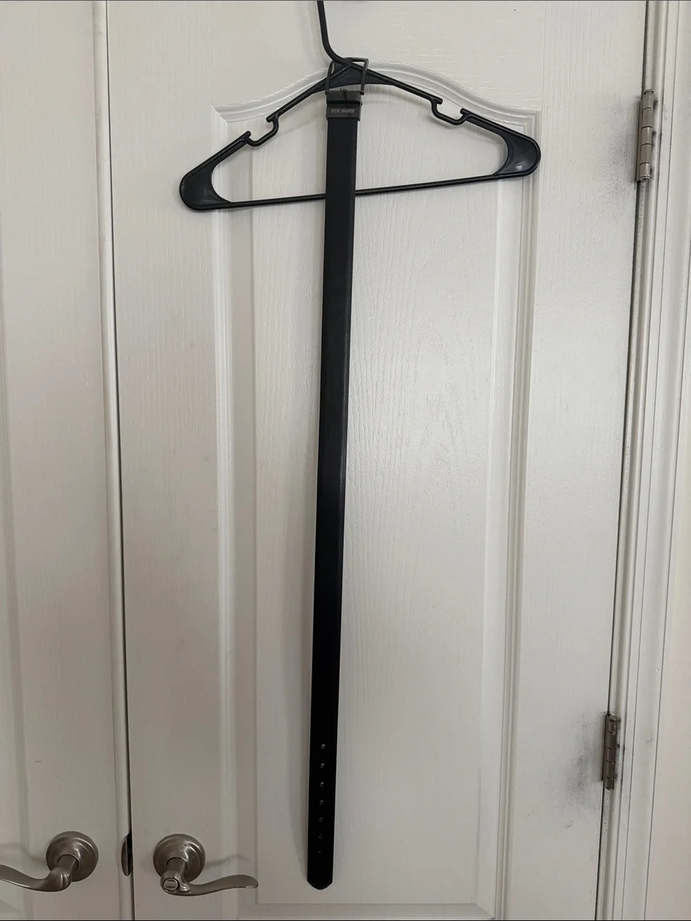 Steve Madden Black Leather Belt